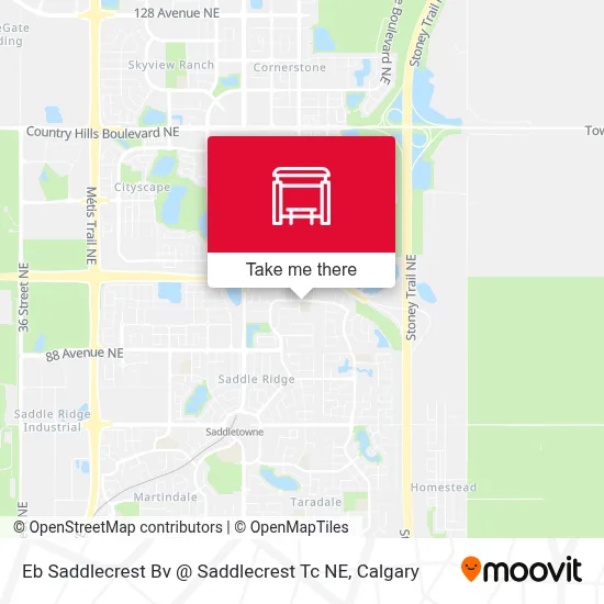 Eb Saddlecrest Bv @ Saddlecrest Tc NE map
