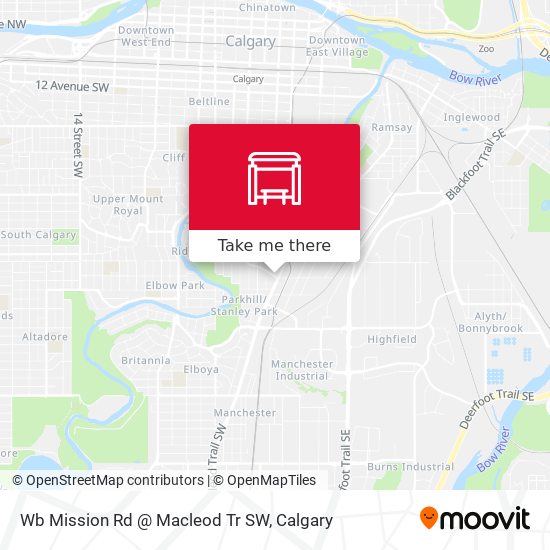 Wb Mission Rd @ Macleod Tr SW plan