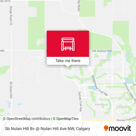Sb Nolan Hill Bv @ Nolan Hill Ave NW map