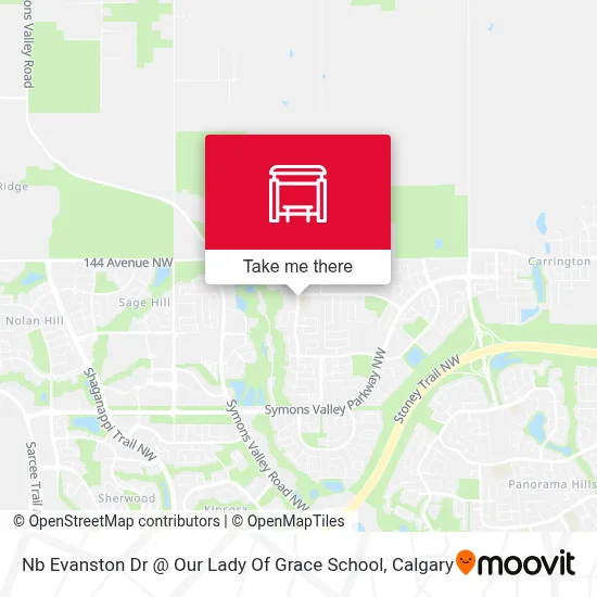 Nb Evanston Dr @ Our Lady Of Grace School map