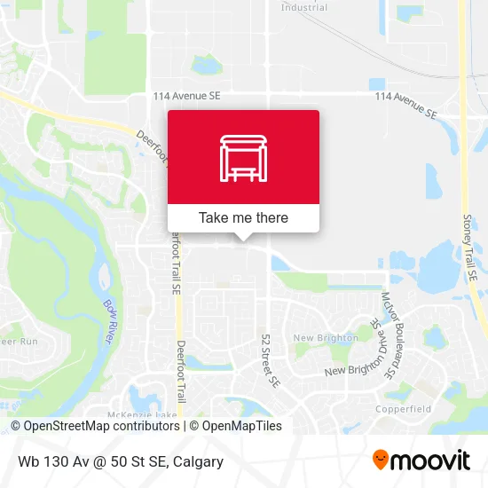 Wb 130 Av @ 50 St SE map