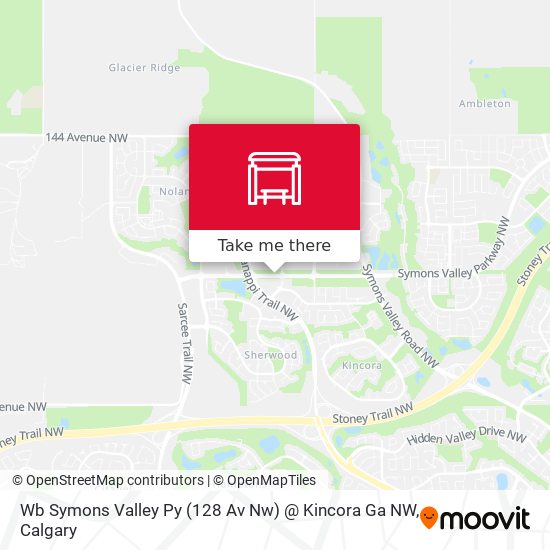 Wb Symons Valley Py (128 Av Nw) @ Kincora Ga NW plan