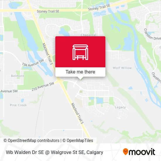Wb Walden Dr SE @ Walgrove St SE map