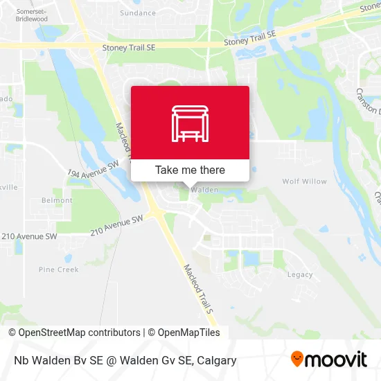 Nb Walden Bv SE @ Walden Gv SE map