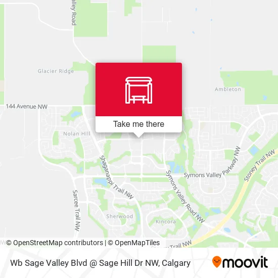 Wb Sage Valley Blvd @ Sage Hill Dr NW map