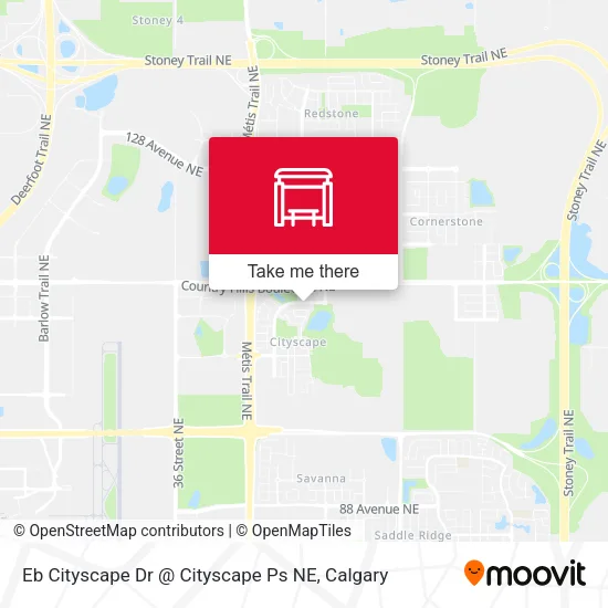 Eb Cityscape Dr @ Cityscape Ps NE map