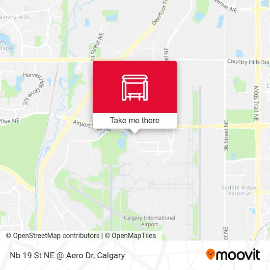 Nb 19 St NE @ Aero Dr map