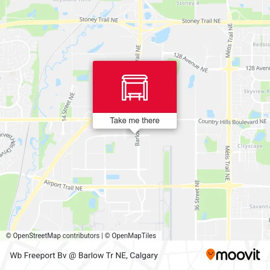 Wb Freeport Bv @ Barlow Tr NE map