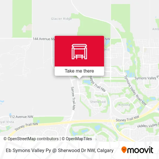 Eb Symons Valley Py @ Sherwood Dr NW map