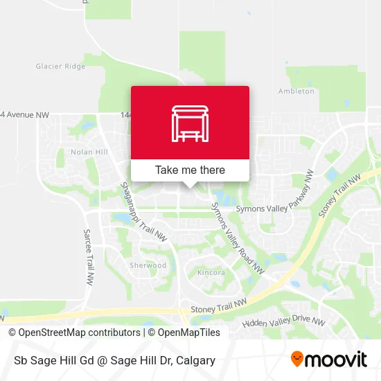 Sb Sage Hill Gd @ Sage Hill Dr map