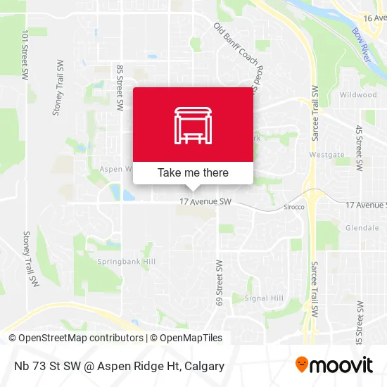 Nb 73 St SW @ Aspen Ridge Ht map
