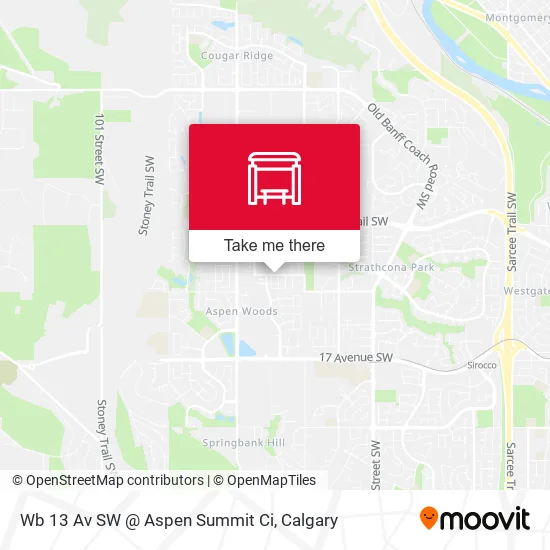 Wb 13 Av SW @ Aspen Summit Ci map