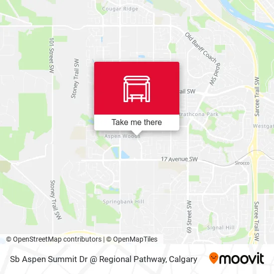 Sb Aspen Summit Dr @ Regional Pathway map