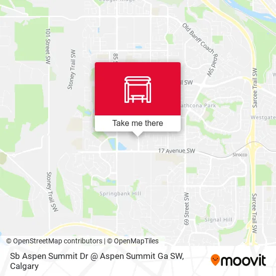 Sb Aspen Summit Dr @ Aspen Summit Ga SW map