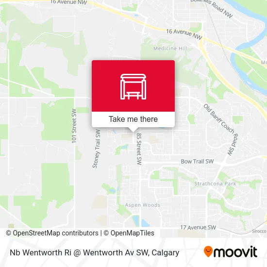 Nb Wentworth Ri @ Wentworth Av SW map