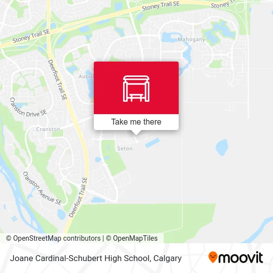 Joane Cardinal-Schubert High School map