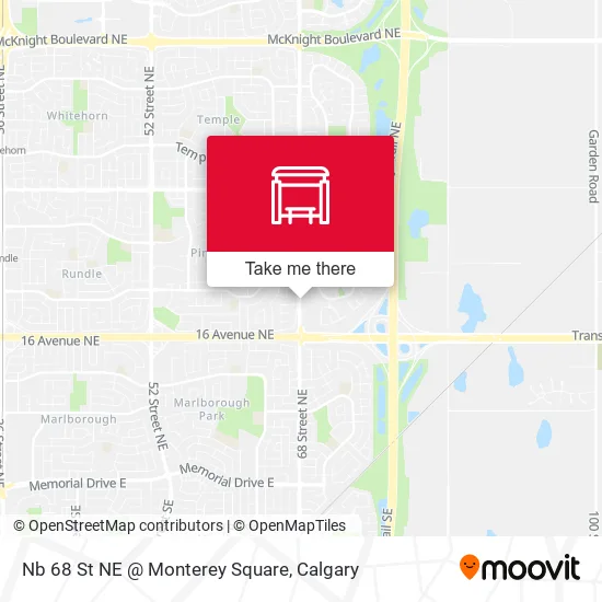 Nb 68 St NE @ Monterey Square map