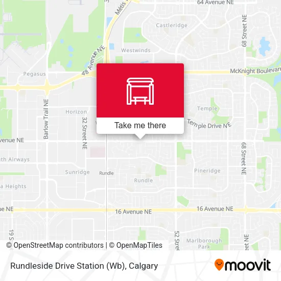 Rundleside Drive Station (Wb) map
