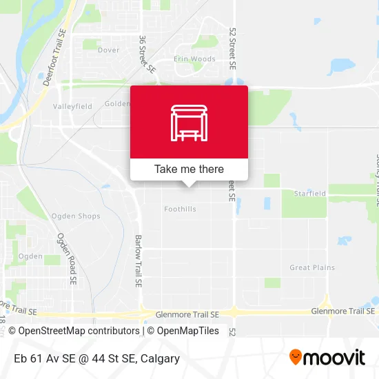 Eb 61 Av SE @ 44 St SE map