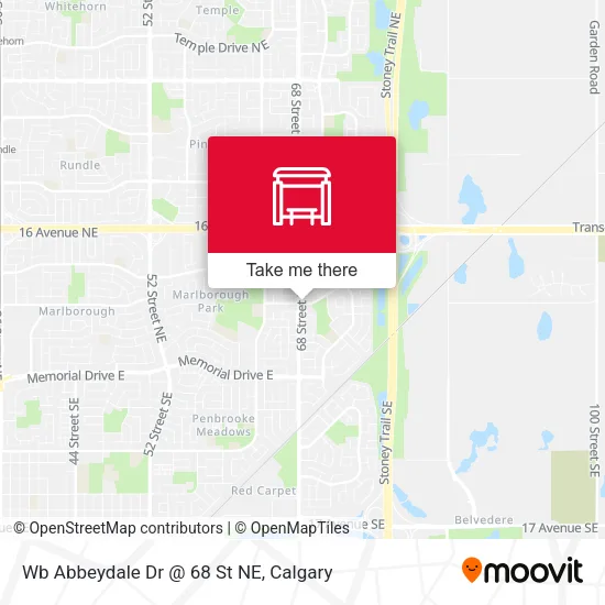 Wb Abbeydale Dr @ 68 St NE plan