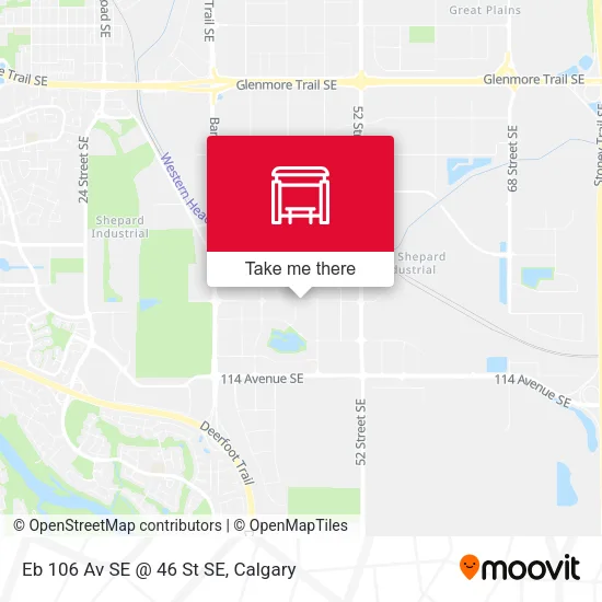 Eb 106 Av SE @ 46 St SE map