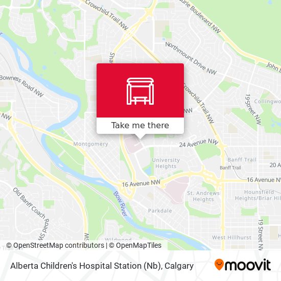 Alberta Children's Hospital Station (Nb) plan