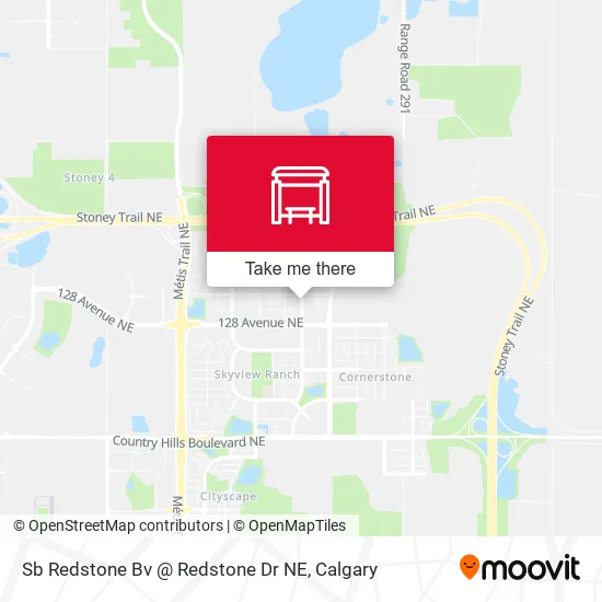 Sb Redstone Bv @ Redstone Dr NE map