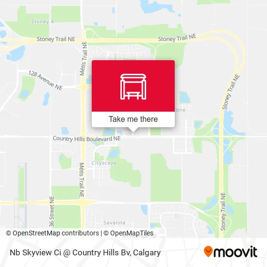 Nb Skyview Ci @ Country Hills Bv map