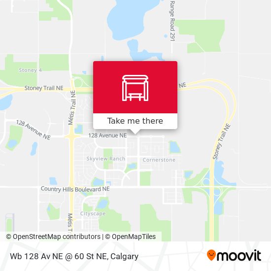 Wb 128 Av NE @ 60 St NE map