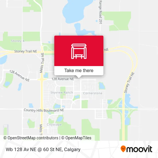 Wb 128 Av NE @ 60 St NE map