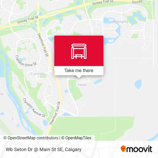 Wb Seton Dr @ Main St SE map