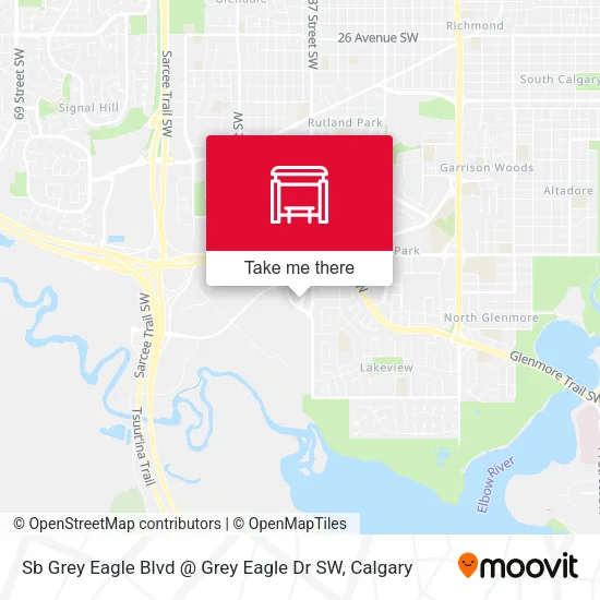 Sb Grey Eagle Blvd @ Grey Eagle Dr SW map
