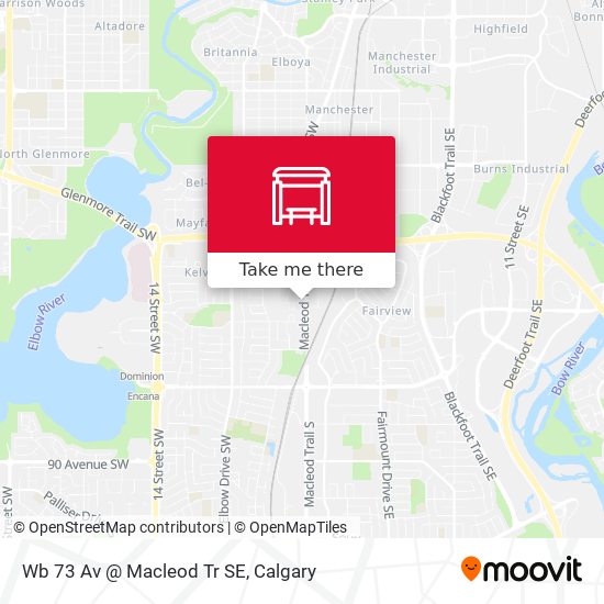 Wb 73 Av @ Macleod Tr SE map