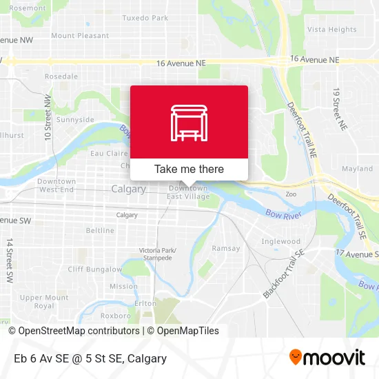 Eb 6 Av SE @ 5 St SE map