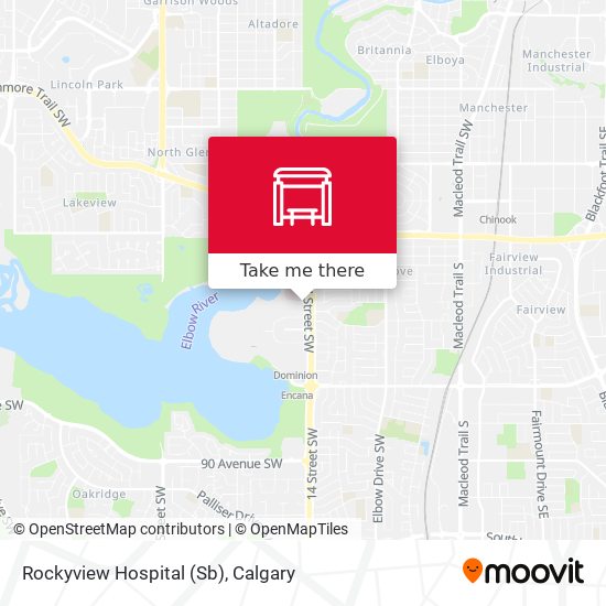 Rockyview Hospital (Sb) map