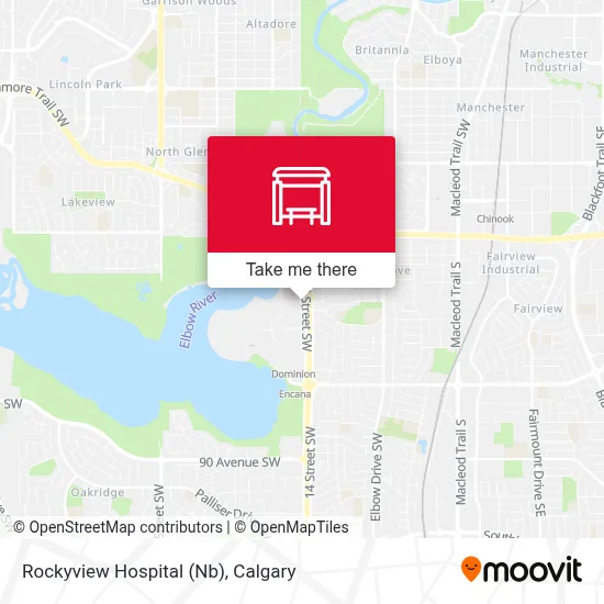 Rockyview Hospital (Nb) map