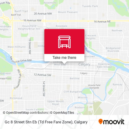 Gc 8 Street Stn Eb (Td Free Fare Zone) plan