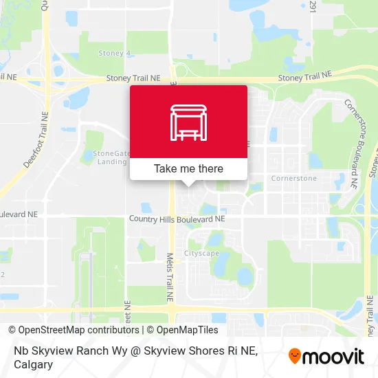 Nb Skyview Ranch Wy @ Skyview Shores Ri NE map