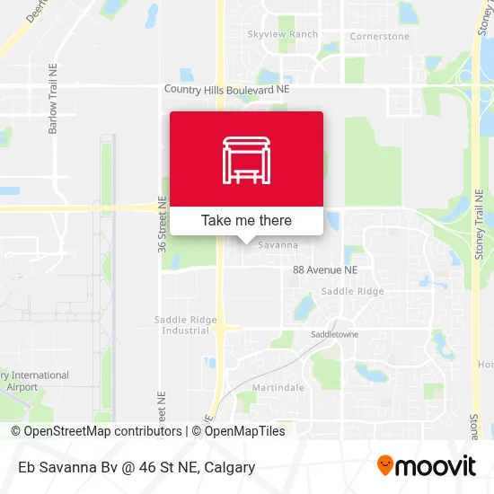 Eb Savanna Bv @ 46 St NE map