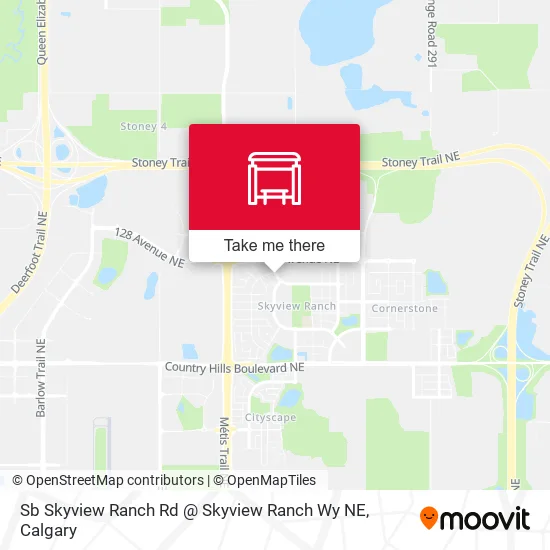 Sb Skyview Ranch Rd @ Skyview Ranch Wy  NE map