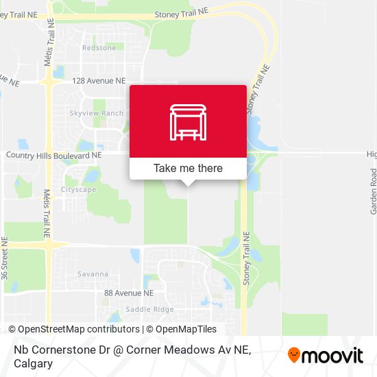 Nb Cornerstone Dr @ Corner Meadows Av NE map