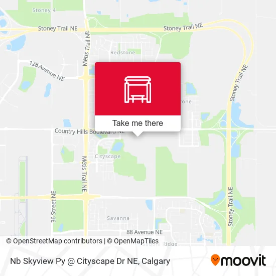 Nb Skyview Py @ Cityscape Dr NE map