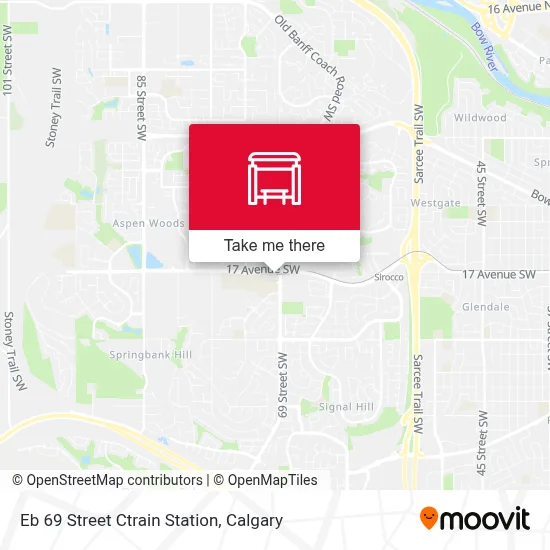 Eb 69 Street Ctrain Station map