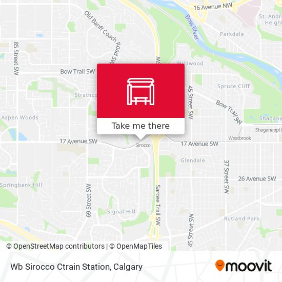 Wb Sirocco Ctrain Station map