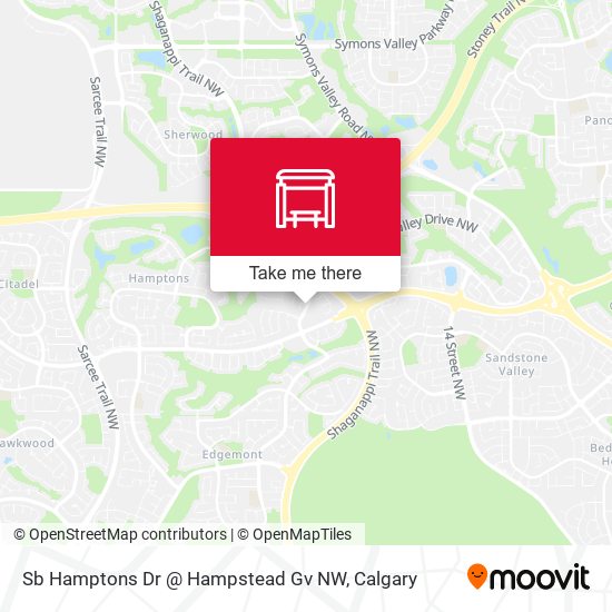Sb Hamptons Dr @ Hampstead Gv NW map