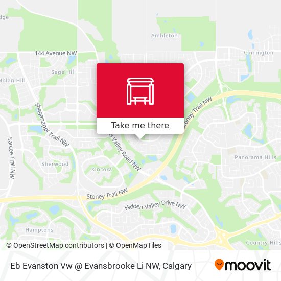 Eb Evanston Vw @ Evansbrooke Li NW map