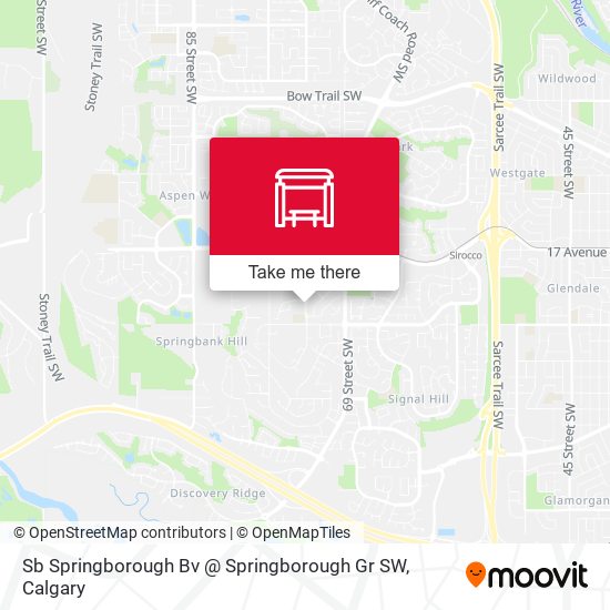 Sb Springborough Bv @ Springborough Gr SW map