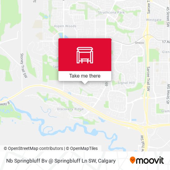 Nb Springbluff Bv @ Springbluff Ln SW map