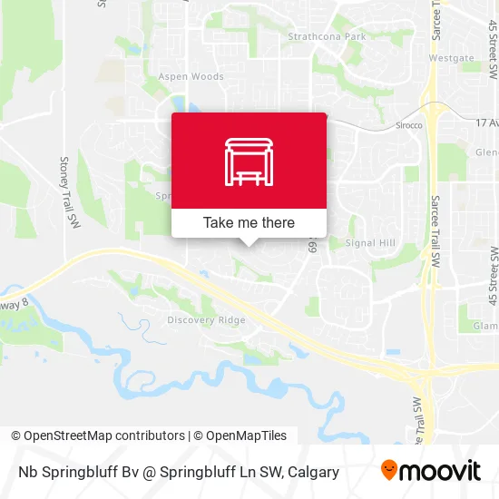 Nb Springbluff Bv @ Springbluff Ln SW map