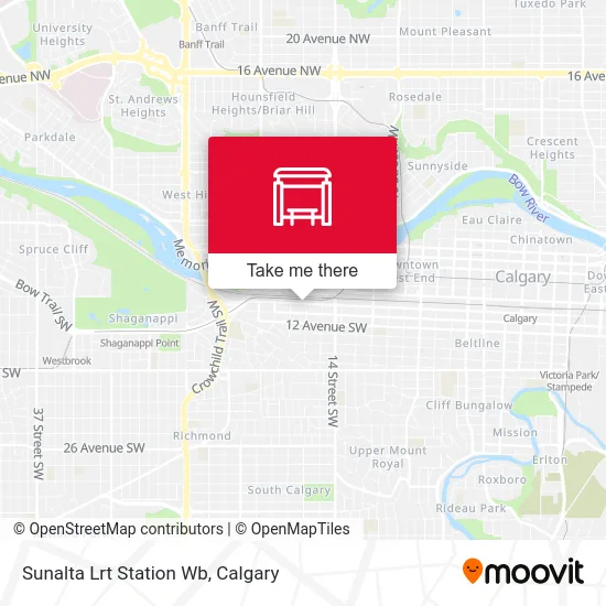 Sunalta Lrt Station Wb map